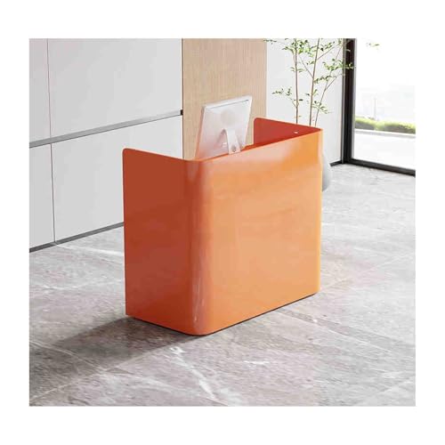 Moderner Empfangstisch - Stilvolles rundes Design mit großem Stauraum, ideal für Willkommensbereiche & Empfangsstationen von Generisch
