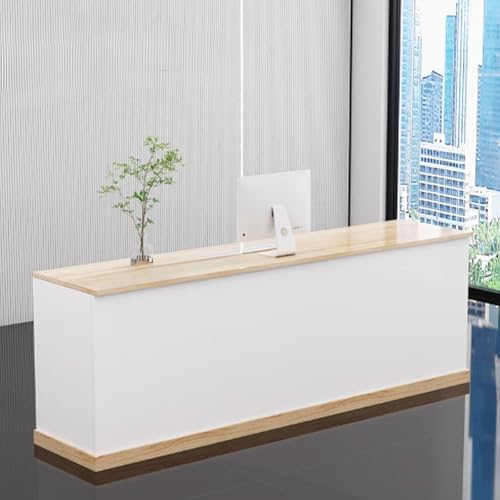 Moderner Empfangstisch für Salon & Büro – Stilvolle Theke mit Aufbewahrungslösung, perfekt für Supermärkte, Restaurants und professionelle Räume – Elegantes Design am Schreibtisch von Generisch