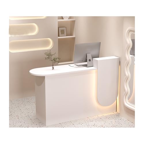 Moderner Empfangstisch mit Aufbewahrungsschränken & Regalen - Eleganter Willkommens-Tresen für Büros & Heimarbeitsplätze mit LED-Leuchten - Stilvoller Empfangstisch Moderner Empfangstisch mit Aufbewahrungsschränken & Regalen - Eleganter Willkommens-Tresen für Büros & Heimarbeitsplätze mit LED-Leuchten - Stilvoller Empfangstisch von Generisch
