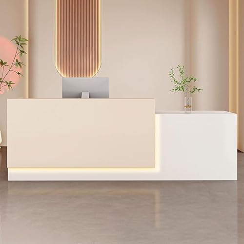 Moderner Empfangstisch mit Schublade und Tastaturablage, stilvolle Büromöbel für Einzelhandelsräume, ergonomisches Design, schlanke Oberfläche, ideal für Empfangsbereiche Moderner Empfangstisch mit Schublade und Tastaturablage, stilvolle Büromöbel für Einzelhandelsräume, ergonomisches Design, schlanke Oberfläche, ideal für Empfangsbereiche von Generisch