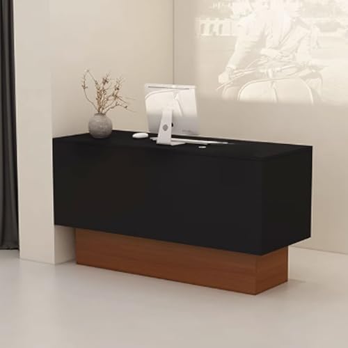 Moderner Empfangstisch mit Stauraum, stilvoller Büro-Tresentisch für Lobby & Salon, Holzwerkstoff-Design Moderner Empfangstisch mit Stauraum, stilvoller Büro-Tresentisch für Lobby & Salon, Holzwerkstoff-Design von Generisch