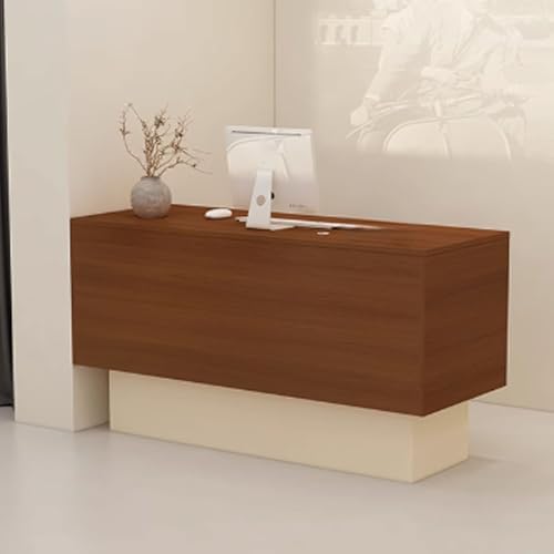 Moderner Empfangstisch mit Stauraum, stilvoller Büro-Tresentisch für Lobby & Salon, Holzwerkstoff-Design Moderner Empfangstisch mit Stauraum, stilvoller Büro-Tresentisch für Lobby & Salon, Holzwerkstoff-Design von Generisch