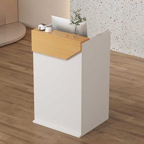 Moderner Empfangstisch mit abschließbaren Schubladen für den Einzelhandel, Kassentisch, klein, ideal für Lobby, Schönheitssalon, Büro, Bekleidungsgeschäft, Milchteeladen Moderner Empfangstisch mit abschließbaren Schubladen für den Einzelhandel, Kassentisch, klein, ideal für Lobby, Schönheitssalon, Büro, Bekleidungsgeschäft, Milchteeladen von Generisch