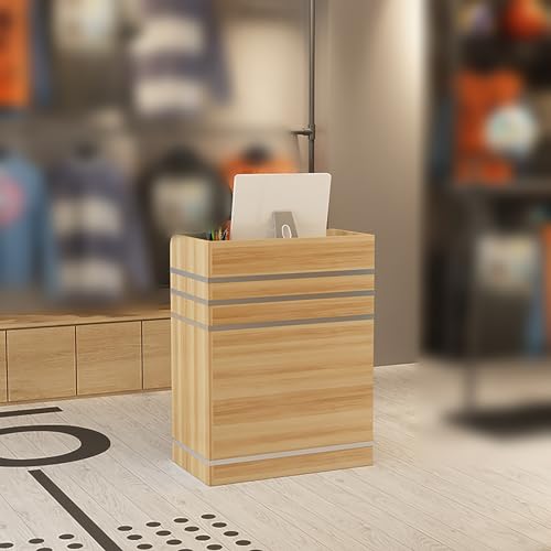 Moderner Empfangstisch mit abschließbarer Schublade, eleganter Thekentisch für Büro, Schönheitssalon, Bekleidungsgeschäft & Bubble Tea Shop – Stilvoller gelber Willkommensempfang Moderner Empfangstisch mit abschließbarer Schublade, eleganter Thekentisch für Büro, Schönheitssalon, Bekleidungsgeschäft & Bubble Tea Shop – Stilvoller gelber Willkommensempfang von Generisch