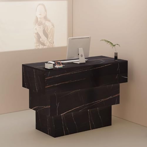 Moderner Empfangstisch mit weicher Beleuchtung, elegante Fronttheke für Salons und Einzelhandel, stilvoller Empfangstisch, modernes Design für Unternehmen Moderner Empfangstisch mit weicher Beleuchtung, elegante Fronttheke für Salons und Einzelhandel, stilvoller Empfangstisch, modernes Design für Unternehmen von Generisch