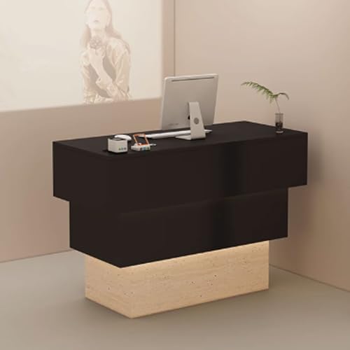 Moderner Empfangstisch mit weicher Beleuchtung | Elegante Theke für Salons, Bekleidungsgeschäfte & Restaurants | Stilvoller Empfangsplatz Moderner Empfangstisch mit weicher Beleuchtung | Elegante Theke für Salons, Bekleidungsgeschäfte & Restaurants | Stilvoller Empfangsplatz von Generisch