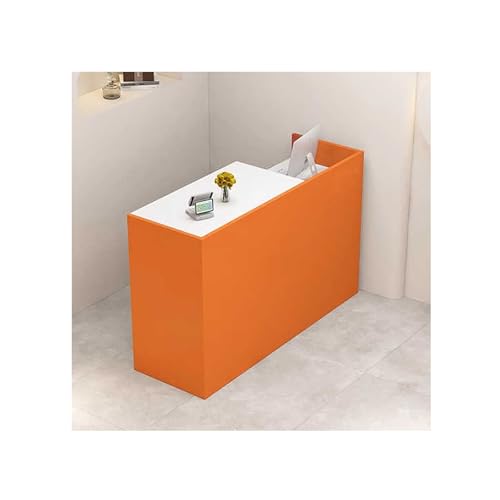 Moderner Empfangstresen mit abschließbaren Schubladen, 120 cm, Weiß und Grau, für Business, Café, Catering und Flur Moderner Empfangstresen mit abschließbaren Schubladen, 120 cm, Weiß und Grau, für Business, Café, Catering und Flur von Generisch