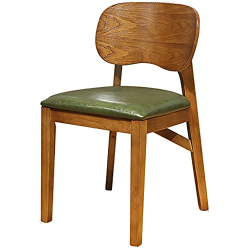 Moderner Esszimmerstuhl aus Massivholz für Küche, Zuhause, Café, Bar, Restaurant, Retro-Kaffeesessel, perfekt für Esszimmer und Konferenzräume von Generisch