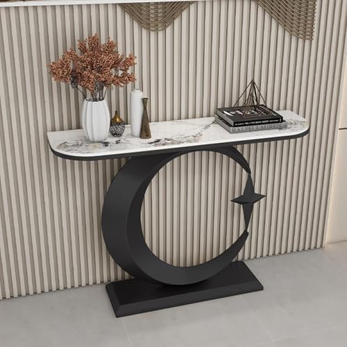 Moderner Flurkonsolentisch aus Kunstmarmor, schmaler Sofatisch für Wohnzimmer & Schlafzimmer, schlankes Design für hinter der Couch Moderner Flurkonsolentisch aus Kunstmarmor, schmaler Sofatisch für Wohnzimmer & Schlafzimmer, schlankes Design für hinter der Couch von Generisch