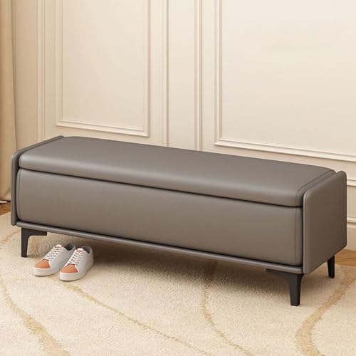 Moderner Gepolsterter Rechteckiger Ottoman mit Stauraum, Einfache Schuhbank for Garderoben, BekleidungsgeschäFte, Friseursalons, Tragkraft 400 kg Moderner Gepolsterter Rechteckiger Ottoman mit Stauraum, Einfache Schuhbank for Garderoben, BekleidungsgeschäFte, Friseursalons, Tragkraft 400 kg von Generisch