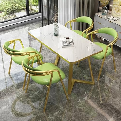 Moderner Konferenzraum Tisch und Stuhl Set Büro Empfang Möbel für Club Meetings Kleiner Esstisch mit weicher Rückenlehne Sitzgelegenheiten Ideal für Familienwohnungen Moderner Konferenzraum Tisch und Stuhl Set Büro Empfang Möbel für Club Meetings Kleiner Esstisch mit weicher Rückenlehne Sitzgelegenheiten Ideal für Familienwohnungen von Generisch
