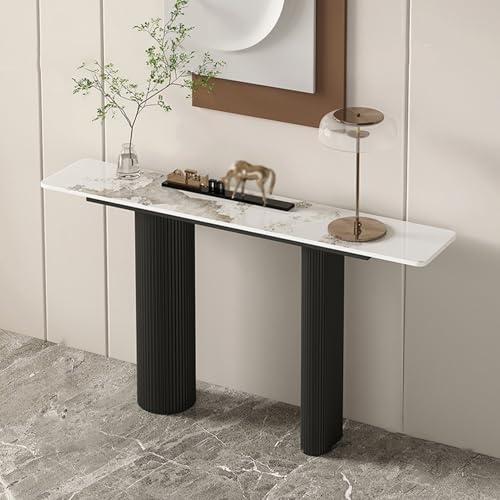 Moderner Konsolentisch, eleganter Eingangs- und Wohnzimmer-Sofatisch, platzsparende Flurmöbel von Generisch
