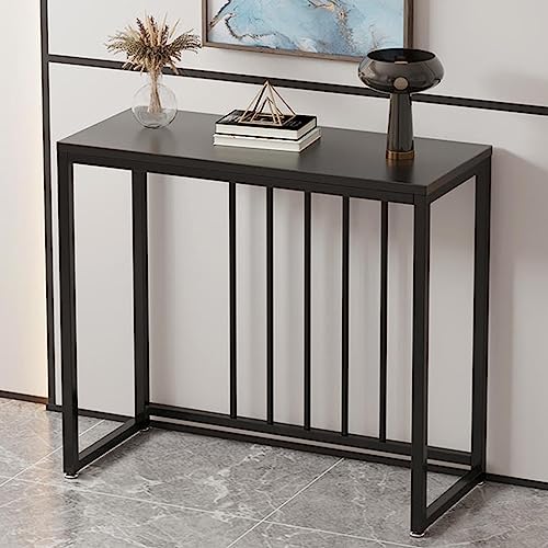 Moderner Konsolentisch mit Holzplatte und Metallrahmen für Eingangsbereich, Wohnzimmer oder Büro von Generisch