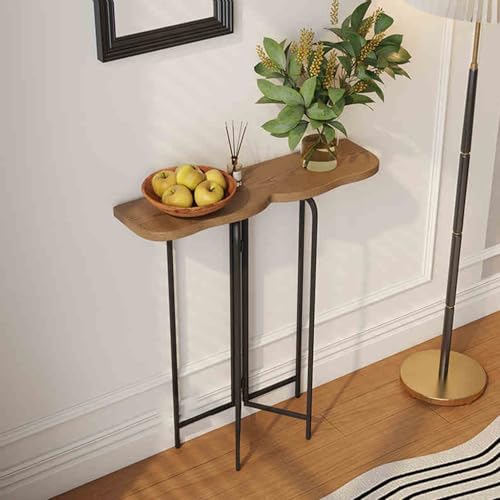 Moderner Konsolentisch mit Metallbeinen, schlankes schmales Design für Eingangsbereich, Wohnzimmer oder Flur Moderner Konsolentisch mit Metallbeinen, schlankes schmales Design für Eingangsbereich, Wohnzimmer oder Flur von Generisch