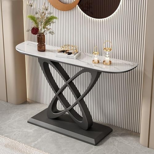 Moderner Konsolentisch mit Metallsockel - Stilvoller Eingangs-Sofatisch für Wohnzimmer, Flur & Eingangsbereich - Schickes Dekor & funktionale Aufbewahrungslösung Moderner Konsolentisch mit Metallsockel - Stilvoller Eingangs-Sofatisch für Wohnzimmer, Flur & Eingangsbereich - Schickes Dekor & funktionale Aufbewahrungslösung von Generisch