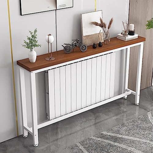 Moderner Konsolentisch mit rechteckigem Sockel, perfekt für Wohnzimmer, Flur oder Eingangsbereich, verschönert den Raum mit modernem Design Moderner Konsolentisch mit rechteckigem Sockel, perfekt für Wohnzimmer, Flur oder Eingangsbereich, verschönert den Raum mit modernem Design von Generisch