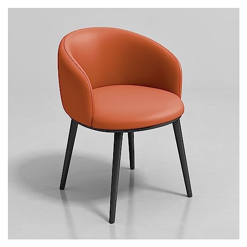 Moderner Kunstleder-Sessel mit gepolstertem Sitz und Metallbeinen, stilvolle Möbel für Esszimmer, Wohnzimmer, Lounge und Büro. von Generisch