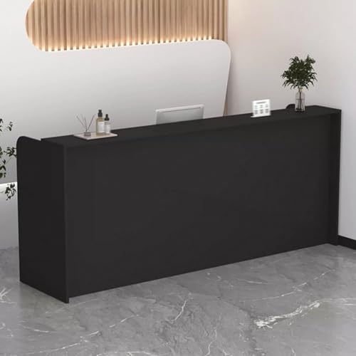 Moderner L-förmiger Empfangstisch mit abschließbaren Schubladen, 100 cm, Büro- und Salonmöbel für professionelle Empfangsbereiche, stilvolles Design für verbesserte Produktivität, Schwarz Moderner L-förmiger Empfangstisch mit abschließbaren Schubladen, 100 cm, Büro- und Salonmöbel für professionelle Empfangsbereiche, stilvolles Design für verbesserte Produktivität, Schwarz von Generisch