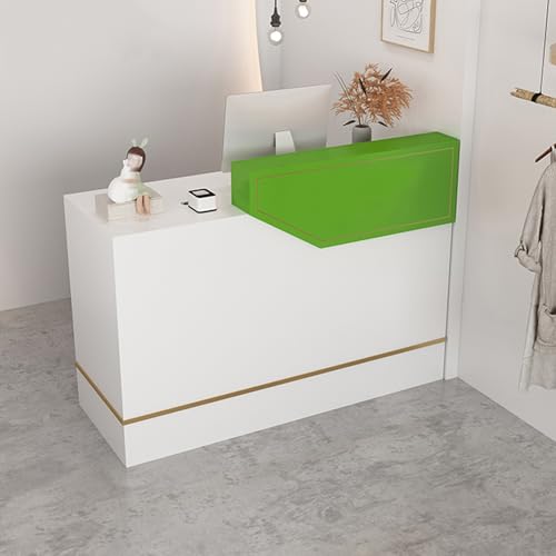 Moderner L-förmiger Empfangstresen-Schreibtisch mit abschließbaren Schubladen und Tastaturablage, ideal für Einzelhandel, Kasse, Büro und Hotellobby Moderner L-förmiger Empfangstresen-Schreibtisch mit abschließbaren Schubladen und Tastaturablage, ideal für Einzelhandel, Kasse, Büro und Hotellobby von Generisch