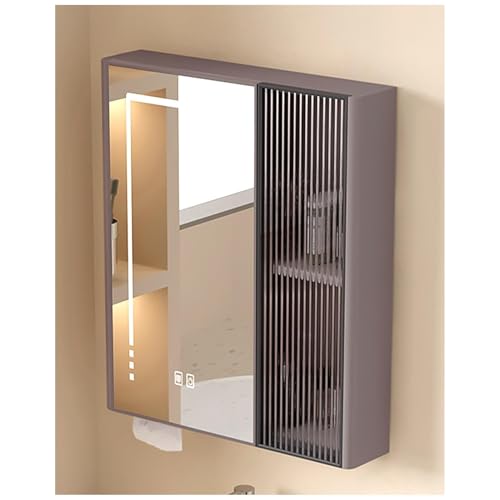 Moderner LED-Badezimmer-Spiegelschrank mit Defog-Funktion, wandmontierte Aufbewahrungslösung für intelligente Badezimmer-Organisation von Generisch