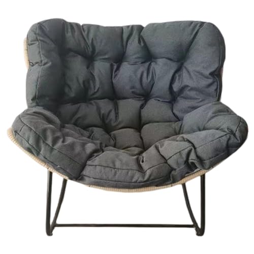 Moderner Loungesessel für Balkon, ergonomischer Schaukelstuhl mit gepolstertem Stoff, ideal für Wohnzimmer/Schlafzimmer, stilvolles Design 110 x 78 cm Moderner Loungesessel für Balkon, ergonomischer Schaukelstuhl mit gepolstertem Stoff, ideal für Wohnzimmer/Schlafzimmer, stilvolles Design 110 x 78 cm von Generisch