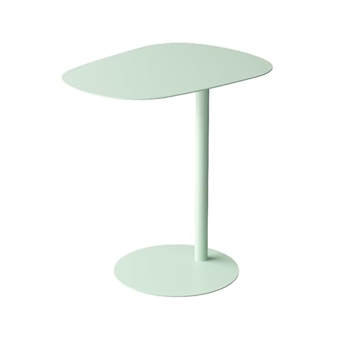 Moderner Metall-Beistelltisch, C-förmiger Snack-Beistelltisch, platzsparender Nachttisch für Wohnzimmer, Esszimmer, Café und Balkon von Generisch
