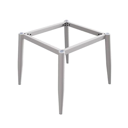 Moderner Metall-Tischbeinrahmen – 45 cm x 45 cm x 72 cm weiß – Schreibtischfuß für Küche/Esstisch mit Saugnapf und Schraube – perfekt für Marmor/Glas/Holzplatten Moderner Metall-Tischbeinrahmen – 45 cm x 45 cm x 72 cm weiß – Schreibtischfuß für Küche/Esstisch mit Saugnapf und Schraube – perfekt für Marmor/Glas/Holzplatten von Generisch