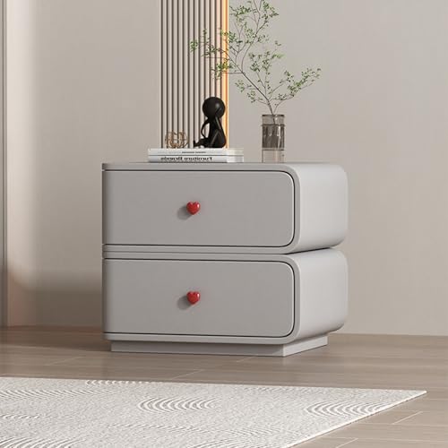 Moderner Nachttisch mit 2 Aufbewahrungsschubladen, Nachttisch aus Holz für Schlafzimmer & Wohnzimmer, stilvolle Kommode Moderner Nachttisch mit 2 Aufbewahrungsschubladen, Nachttisch aus Holz für Schlafzimmer & Wohnzimmer, stilvolle Kommode von Generisch