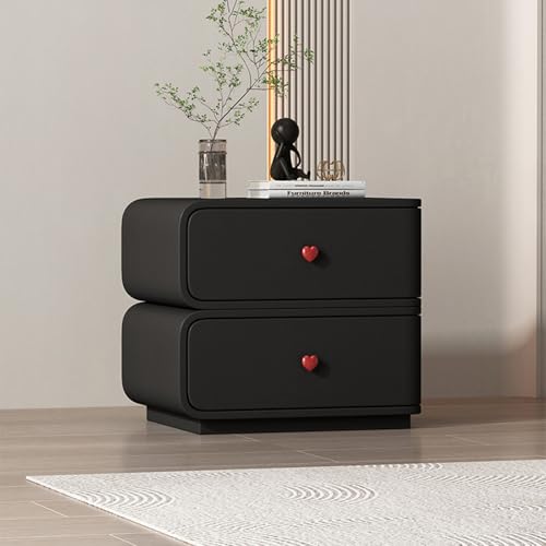 Moderner Nachttisch mit 2 Schubladen, Nachttisch aus Holz für Schlafzimmer & Wohnzimmer, stilvolle Kommode, linke Seite Design Moderner Nachttisch mit 2 Schubladen, Nachttisch aus Holz für Schlafzimmer & Wohnzimmer, stilvolle Kommode, linke Seite Design von Generisch
