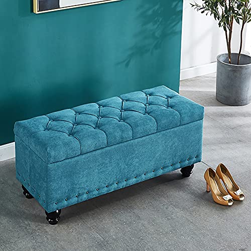 Moderner Ottomane, Leinen, gepolstert, rechteckig, Aufbewahrungshocker zum Wechseln von Schuhen im Wohnzimmer, Schlafzimmer, Eingangsbereich Moderner Ottomane, Leinen, gepolstert, rechteckig, Aufbewahrungshocker zum Wechseln von Schuhen im Wohnzimmer, Schlafzimmer, Eingangsbereich von Generisch