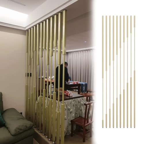 Moderner Raumteiler aus Metalllamellen, verstellbare Trennwand vom Boden bis zur Decke für Wohnzimmerdekoration und Raumtrennung Moderner Raumteiler aus Metalllamellen, verstellbare Trennwand vom Boden bis zur Decke für Wohnzimmerdekoration und Raumtrennung von Generisch