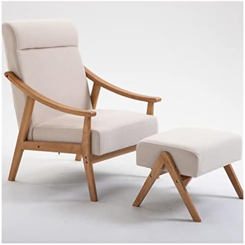Moderner Relaxsessel mit Ottomane, gemütlicher Einzelsessel für Wohnzimmer, Schlafzimmer, Büro, stilvoller Sofasessel mit Fußstütze und stabilen Holzbeinen Moderner Relaxsessel mit Ottomane, gemütlicher Einzelsessel für Wohnzimmer, Schlafzimmer, Büro, stilvoller Sofasessel mit Fußstütze und stabilen Holzbeinen von Generisch