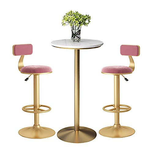 Moderner Samt Barhocker 2er Set mit goldfarbenen Metallbeinen für Küche Wohnzimmer Restaurant und Terrasse Rosa Samt Barstühle und Frühstückstheke Tisch Stühle für Wohnmöbel Moderner Samt Barhocker 2er Set mit goldfarbenen Metallbeinen für Küche Wohnzimmer Restaurant und Terrasse Rosa Samt Barstühle und Frühstückstheke Tisch Stühle für Wohnmöbel von Generisch