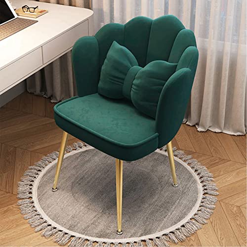 Moderner Samt Schminkstuhl mit gepolsterter Sitzfläche und Rückenlehne für Schminktisch oder Schreibtisch, stilvoller und kompakter Sessel für Home Office oder Ankleidezimmer Moderner Samt Schminkstuhl mit gepolsterter Sitzfläche und Rückenlehne für Schminktisch oder Schreibtisch, stilvoller und kompakter Sessel für Home Office oder Ankleidezimmer von Generisch