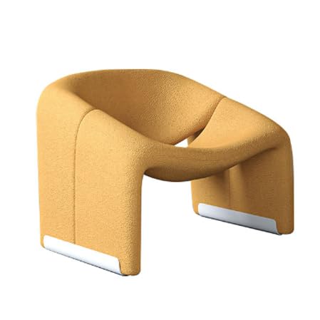 Moderner Samt-Stuhl mit gemütlichem Kissen, stilvoller Sessel für Wohnzimmer und Schlafzimmer, bequemer Leseeckenstuhl, Schminkstuhl, Orange Moderner Samt-Stuhl mit gemütlichem Kissen, stilvoller Sessel für Wohnzimmer und Schlafzimmer, bequemer Leseeckenstuhl, Schminkstuhl, Orange von Generisch