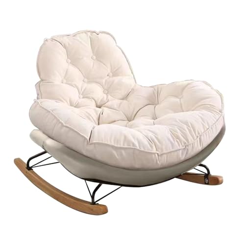 Moderner Schaukelstuhl aus Samt mit hoher Rückenlehne für Schlafzimmer und Wohnzimmer, gepolsterter Hirschleder-Akzentstuhl in Mintgrün Moderner Schaukelstuhl aus Samt mit hoher Rückenlehne für Schlafzimmer und Wohnzimmer, gepolsterter Hirschleder-Akzentstuhl in Mintgrün von Generisch