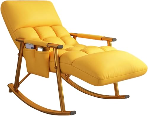 Moderner Schaukelstuhl mit Seitentaschen und verstellbarer Fußstütze zum Entspannen im Schlafzimmer Moderner Schaukelstuhl mit Seitentaschen und verstellbarer Fußstütze zum Entspannen im Schlafzimmer von Generisch