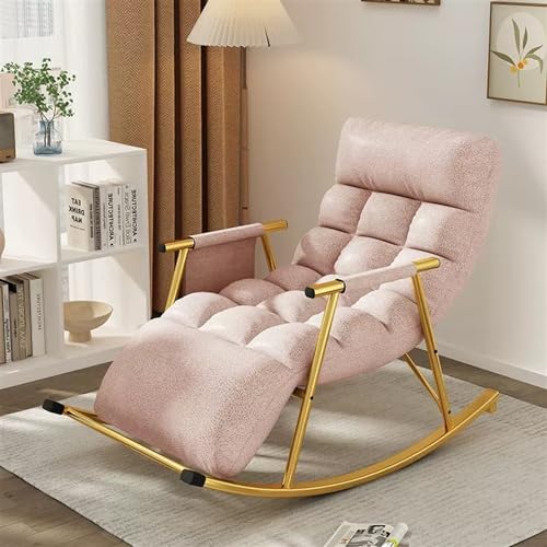 Moderner Schaukelstuhl mit verstellbarer Rückenlehne und bequemer Tech-Tuch-Sofaliege für Wohnzimmer, Schlafzimmer, Außenbereich Moderner Schaukelstuhl mit verstellbarer Rückenlehne und bequemer Tech-Tuch-Sofaliege für Wohnzimmer, Schlafzimmer, Außenbereich von Generisch