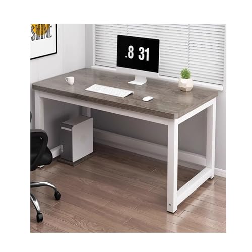 Moderner Schreibtisch aus Walnussholz, abgerundete Ecken, Design für Zuhause und Büro, ideales Arbeitszimmer und Arbeitsplatz von Generisch