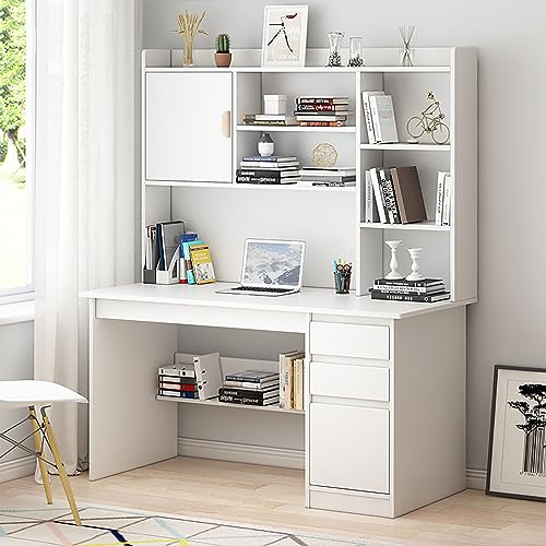 Moderner Schreibtisch mit Ablage, Schreibtisch mit Stall und Bücherregal, Computertisch für PC, Laptop, Schreibtisch mit Regalen Moderner Schreibtisch mit Ablage, Schreibtisch mit Stall und Bücherregal, Computertisch für PC, Laptop, Schreibtisch mit Regalen von Generisch