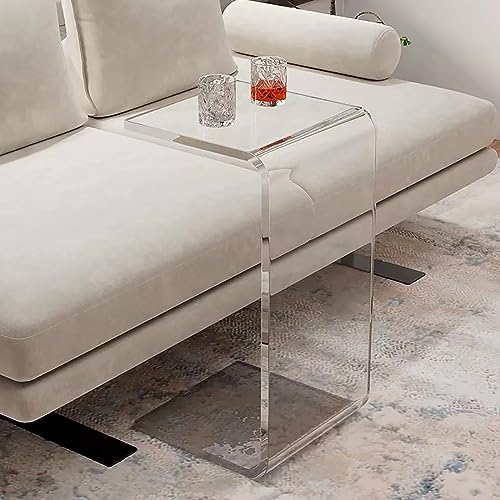 Moderner U-förmiger Couchtisch für Wohnzimmer, kleine Räume, transparentes und schlankes Design, perfekt für Schlafzimmer, Badezimmer und Büro, 30 x 30 x 60 cm Moderner U-förmiger Couchtisch für Wohnzimmer, kleine Räume, transparentes und schlankes Design, perfekt für Schlafzimmer, Badezimmer und Büro, 30 x 30 x 60 cm von Generisch