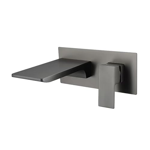 Moderner Wand-Badezimmer-Wasserhahn mit einem Griff, heißes und kaltes Wasser, Kupfer-Finish, schlankes Cascade-Design für stilvolle Waschtische Moderner Wand-Badezimmer-Wasserhahn mit einem Griff, heißes und kaltes Wasser, Kupfer-Finish, schlankes Cascade-Design für stilvolle Waschtische von Generisch
