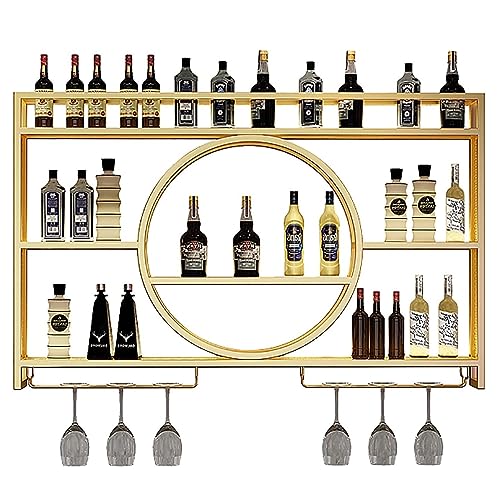 Moderner Weinglashalter zur Wandmontage für Schrank oder Bar, stilvoller Eisenständer für Zuhause oder Restaurant von Generisch