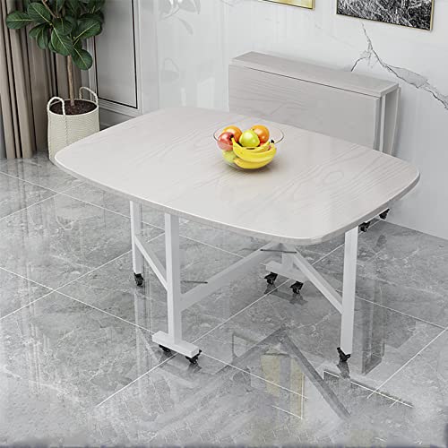 Moderner ausziehbarer Esstisch mit Rollen, platzsparendes Set, ideal für Restaurant, Wohnzimmer und Terrasse Moderner ausziehbarer Esstisch mit Rollen, platzsparendes Set, ideal für Restaurant, Wohnzimmer und Terrasse von Generisch