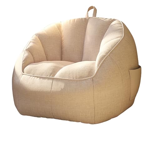 Moderner ergonomischer Sitzsack für Erwachsene, weicher wasserdichter Pouf für drinnen und draußen, stilvolle Liege für Wohnzimmer & Schlafzimmer, reißfester Stoff von Generisch