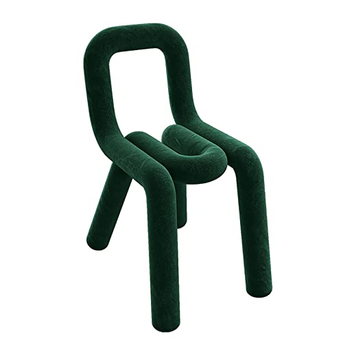 Moderner geometrischer Samt-Esszimmerstuhl – Stilvoller gepolsterter Akzentstuhl mit Rückenlehne für Schlafzimmer, Wohnzimmer und Schminktisch – zeitgenössisches Design Hocker für Heimdekoration Moderner geometrischer Samt-Esszimmerstuhl – Stilvoller gepolsterter Akzentstuhl mit Rückenlehne für Schlafzimmer, Wohnzimmer und Schminktisch – zeitgenössisches Design Hocker für Heimdekoration von Generisch
