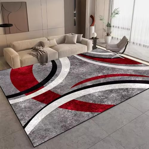 Moderner geometrischer abstrakter Teppich, 100 x 150 cm, rutschfest, für Wohnzimmer, Schlafzimmer, Sofa und Tischsets, stilvolle Heimdekoration, Teppich für gemütliche Lounge-Räume Moderner geometrischer abstrakter Teppich, 100 x 150 cm, rutschfest, für Wohnzimmer, Schlafzimmer, Sofa und Tischsets, stilvolle Heimdekoration, Teppich für gemütliche Lounge-Räume von Generisch