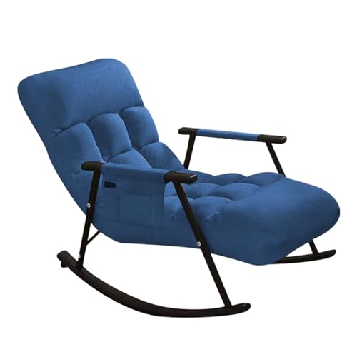 Moderner gepolsterter Schaukelsessel | Bequemer Loungesessel mit Kopfstützenkissen | Vielseitiger Indoor-Outdoor-Gleiter | Stilvolle Liege für Schlafzimmer & Wohnzimmer Moderner gepolsterter Schaukelsessel | Bequemer Loungesessel mit Kopfstützenkissen | Vielseitiger Indoor-Outdoor-Gleiter | Stilvolle Liege für Schlafzimmer & Wohnzimmer von Generisch