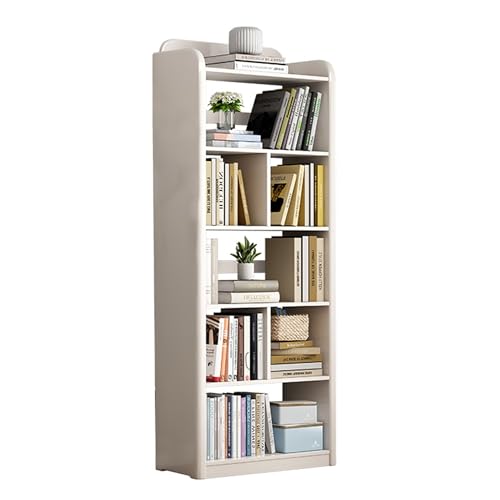 Moderner mehrschichtiger Buchständer mit abgerundeten Ecken, offenes Regaldesign für große Gegenstände, ideal für die Aufbewahrung und Präsentation zu Hause Moderner mehrschichtiger Buchständer mit abgerundeten Ecken, offenes Regaldesign für große Gegenstände, ideal für die Aufbewahrung und Präsentation zu Hause von Generisch
