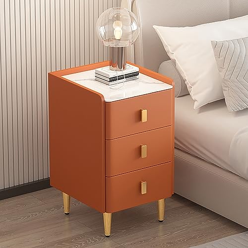 Moderner minimalistischer Nachttisch aus Massivholz mit 3 Schubladen Multifunktionskommode für Schlafzimmer Starke Tragfähigkeit Stilvoller und praktischer Nachttisch von Generisch